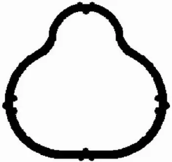Прокладка коллектора двигателя резиновая BGA MG9546