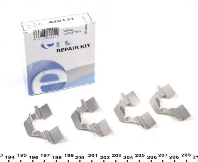 Монтажный к-кт тормозных колодок ERT 420131