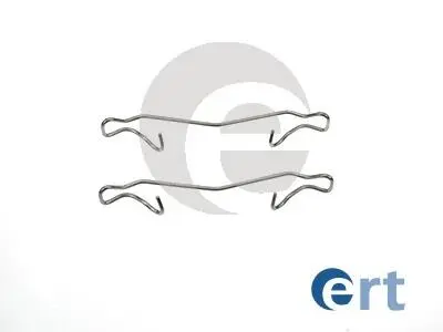 Монтажний к-кт гальмівніх колодок ERT 420045