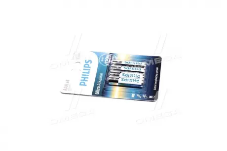 Батарейки цилиндрические. щелочные PHILIPS LR03E4B/10