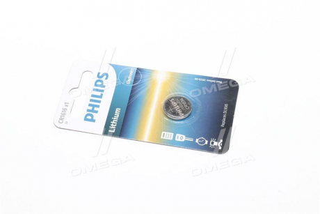 Батарейки кнопкові. літієві PHILIPS CR1616/00B