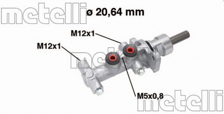 Циліндр гальмівний головний Metelli 05-0768