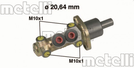 Цилиндр тормозной главный Metelli 05-0207