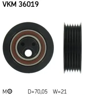 Ролик модуля натягувача ременя SKF VKM 36019