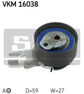 Ролик модуля натяжителя ремня SKF VKM 16038 (фото 1)