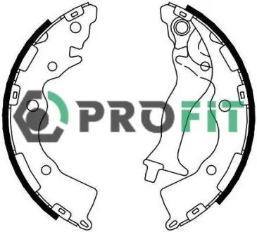 Колодки гальмівні барабанні PROFIT 5001-4086