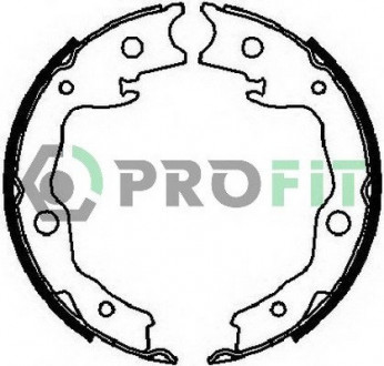 Колодки тормозные барабанные PROFIT 5001-4029