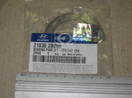 Полукольцо коленчатого вала Hyundai MOBIS (KIA, Hyundai) 210302B000