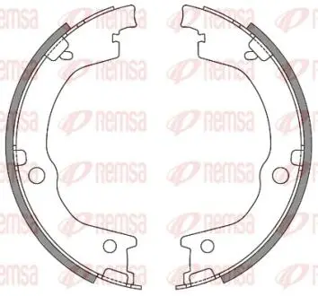 Колодки тормозные барабанные REMSA 4644.00