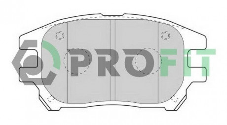 Колодки тормозные дисковые PROFIT 5000-1697 C