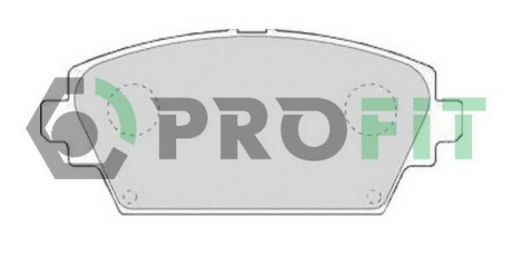 Колодки тормозные дисковые PROFIT 5000-1580 (фото 1)