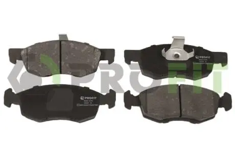 Фото 1 - колодки гальмівні дискові PROFIT 5000-1376 Колодки гальмівні дискові PROFIT 5000-1376 (фото 1)
