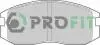 Колодки тормозные дисковые PROFIT 5000-0759
