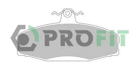 Колодки тормозные дисковые PROFIT 5000-0610