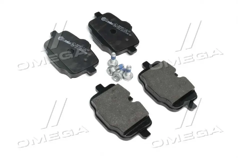 Колодки тормозные дисковые BREMBO P06061 (фото 1)