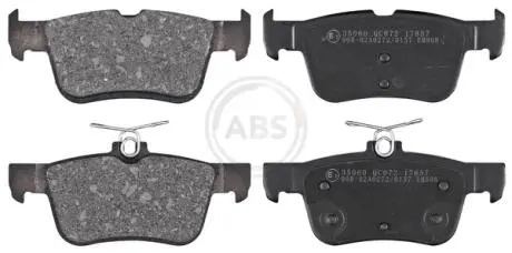 Тормозные колодки дисковые. A.B.S 35060