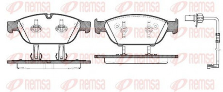 Колодки тормозные дисковые REMSA 1441.12