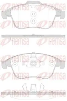 Колодки тормозные дисковые REMSA 1350.30