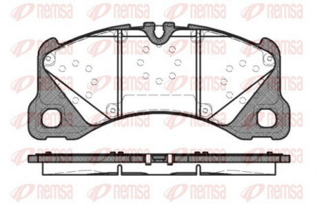 Колодки тормозные дисковые REMSA 1345.40