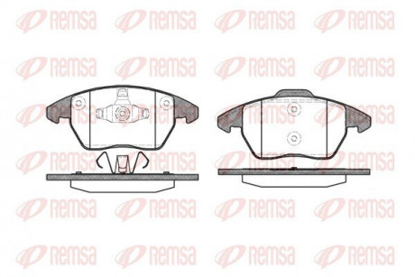 Колодки тормозные дисковые REMSA 1030.10