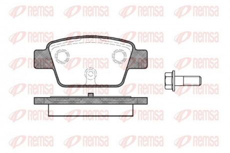 Колодки тормозные дисковые REMSA 0861.00