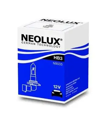 Автолампа Neolux HB3 P20d 60 W прозрачная NEOLUX N9005 (фото 1)