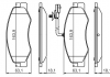 Колодки тормозные дисковые BOSCH 0986494499 (фото 8)