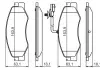 Колодки тормозные дисковые BOSCH 0986494499 (фото 8)