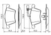 Колодки тормозные дисковые BOSCH 0986494415 (фото 7)