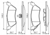 Колодки тормозные дисковые BOSCH 0986424816 (фото 6)