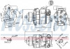 Компрессор кондиционера NISSENS 89418 (фото 5)