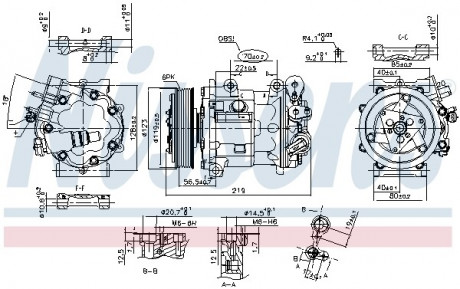 Компрессор кондиционера NISSENS 89362