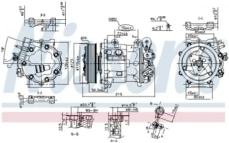 Компрессор кондиционера NISSENS 89362