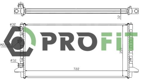 Радиатор охлаждения PROFIT 1740-0017