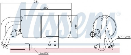 Осушитель кондиционера NISSENS 95505