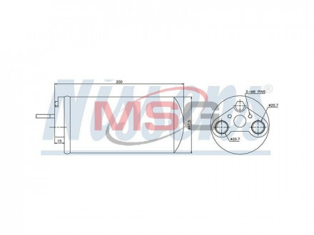 Осушитель кондиционера NISSENS 95461