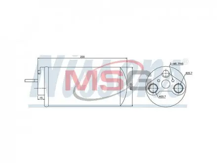 Осушитель кондиционера NISSENS 95461