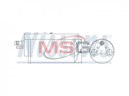Осушувач кондиціонера NISSENS 95341