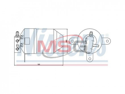 Осушитель кондиционера NISSENS 95006