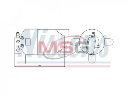 Осушувач кондиціонера NISSENS 95006