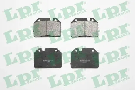 Колодки тормозные дисковые LPR 05P123