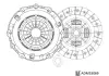Комплект сцепления BLUE PRINT ADM53069 (фото 2)