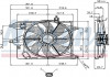 Вентилятор радиатора Nissens 85252