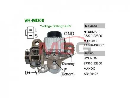Регулятор напряжения MOBILETRON VRMD06