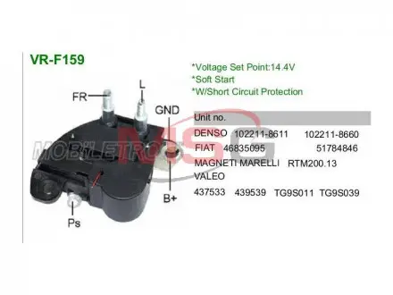 Регулятор напряжения MOBILETRON VRF159 (фото 1)