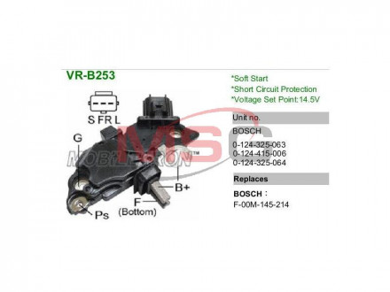 Регулятор напряжения MOBILETRON VRB253