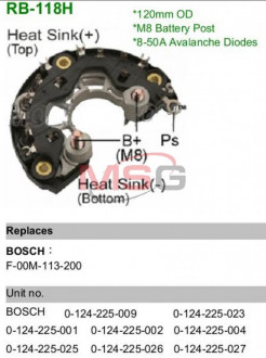 Выпрямитель диодный MOBILETRON RB118H