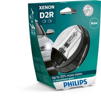 Автолампа Xenon X-tremeVision gen2 D2R P32d-3 35 W прозрачная PHILIPS 85126XV2S1 (фото 1)