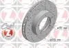 Диск тормозной Zimmermann 590.2573.52