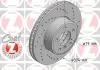 Диск гальмівний Zimmermann 150.3407.52